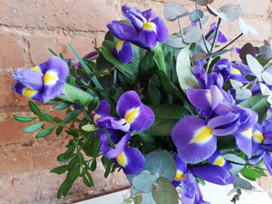 Buchet cu Iris Violet – 21 fire