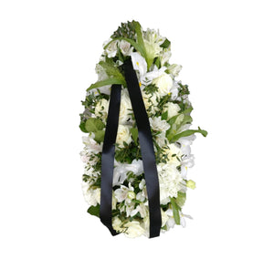 Jerba funerara trandafiri si hortensii - 75 cm